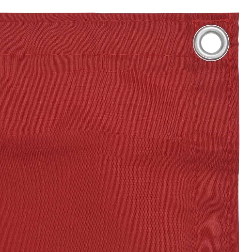 Paravento Balcone Rosso 120x400 cm in Tessuto Oxford | homemem39