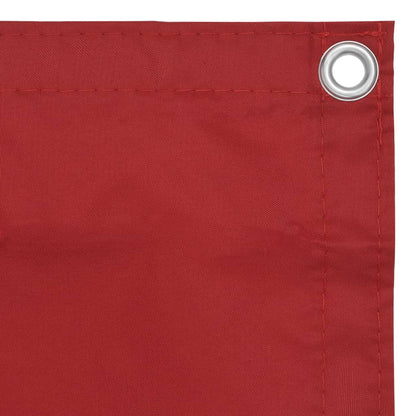 Paravento Balcone Rosso 120x500 cm in Tessuto Oxford