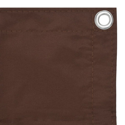 Paravento da Balcone Marrone 75x500 cm in Tessuto Oxford | homemem39