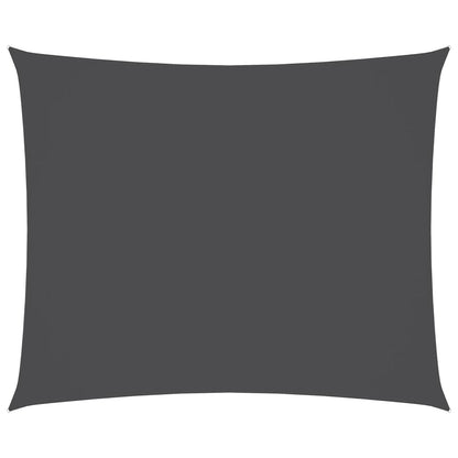 Parasole a Vela Oxford Rettangolare 2,5x3,5 m Antracite - homemem39