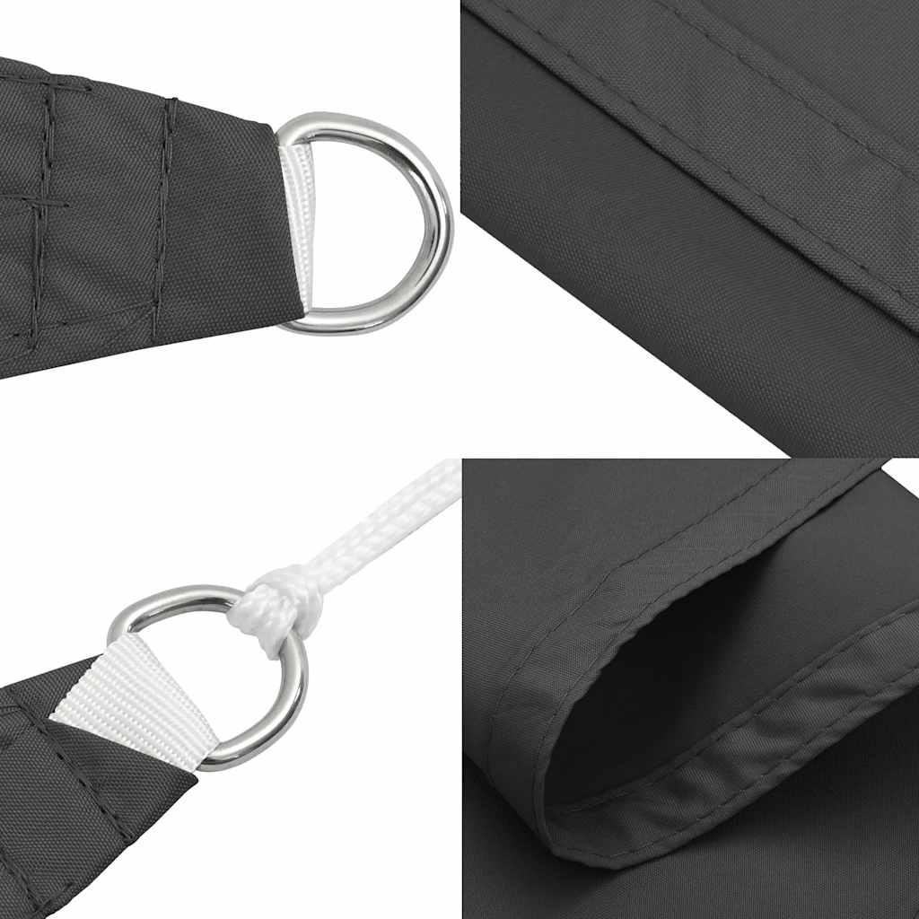 Parasole a Vela Oxford Rettangolare 2,5x4 m Antracite | homemem39
