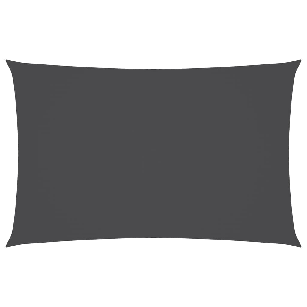 Parasole a Vela Oxford Rettangolare 2,5x5 m Antracite | homemem39