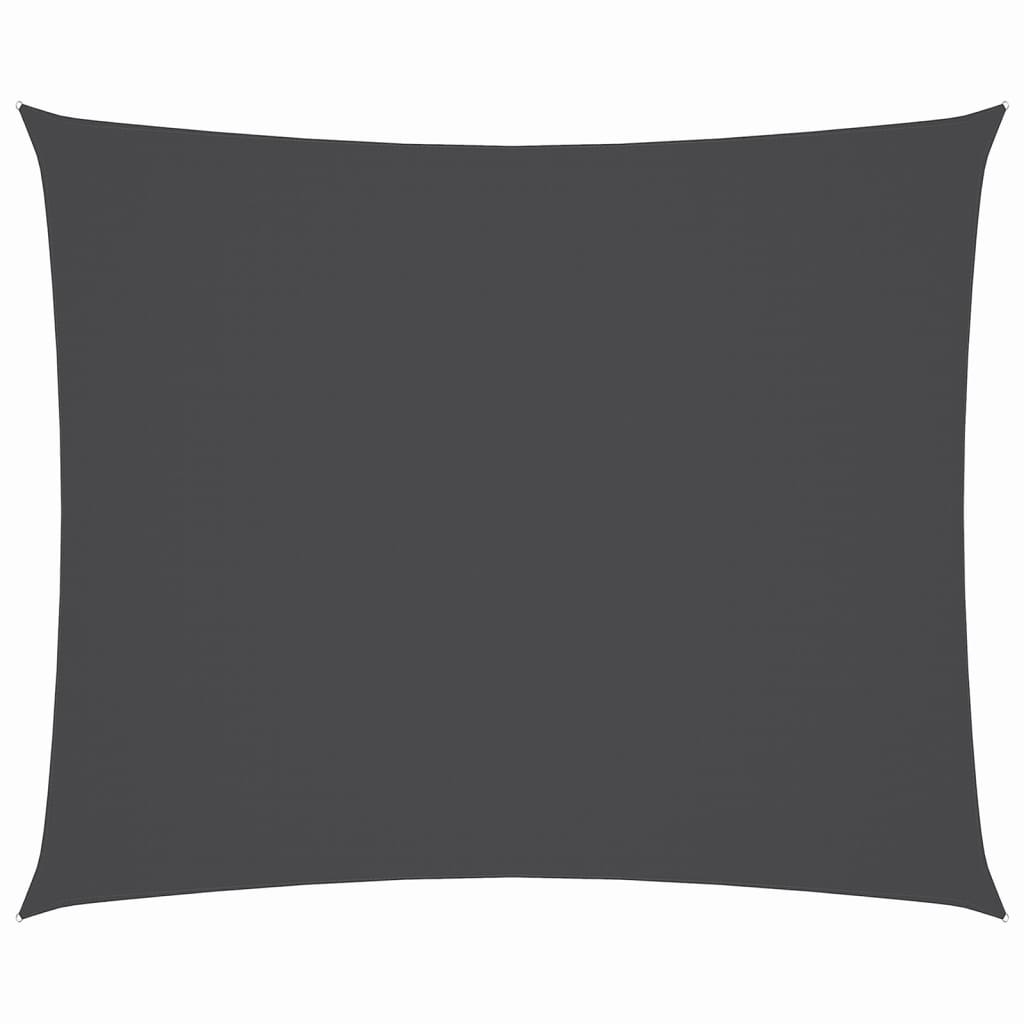 Parasole a Vela Oxford Rettangolare 3x4 m Antracite | homemem39
