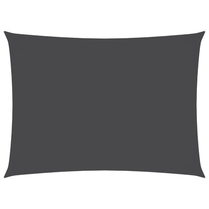 Parasole a Vela Oxford Rettangolare 3x5 m Antracite - homemem39