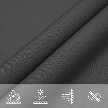 Parasole a Vela Oxford Rettangolare 3x5 m Antracite | homemem39