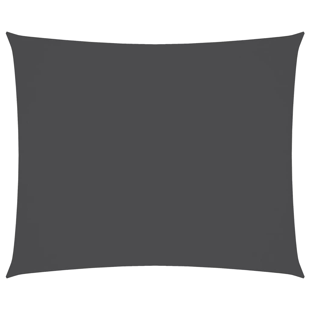 Parasole a Vela Oxford Rettangolare 4x5 m Antracite | homemem39