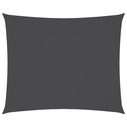 Parasole a Vela Oxford Rettangolare 5x6 m Antracite | homemem39