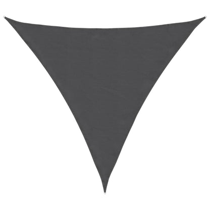 Parasole a Vela Oxford Triangolare 4x4x4 m Antracite