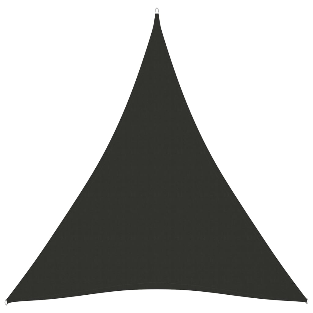 Parasole a Vela Oxford Triangolare 4x5x5 m Antracite | homemem39