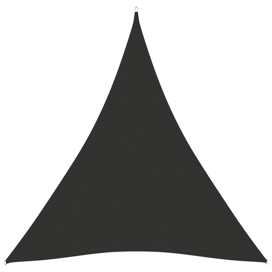 Parasole a Vela Oxford Triangolare 4x5x5 m Antracite | homemem39