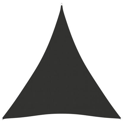 Parasole a Vela Oxford Triangolare 5x6x6 m Antracite | homemem39