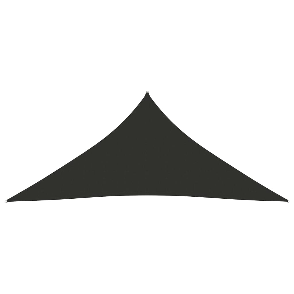 Parasole a Vela Oxford Triangolare 5x6x6 m Antracite | homemem39