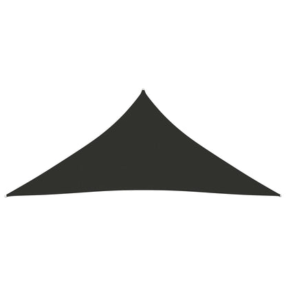 Parasole a Vela Oxford Triangolare 5x6x6 m Antracite | homemem39