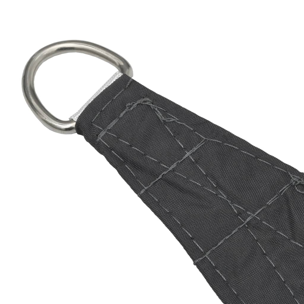 Parasole a Vela Oxford Triangolare 5x6x6 m Antracite | homemem39