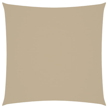 Parasole a Vela in Tela Oxford Quadrato 4,5x4,5 m Beige