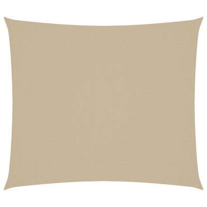Parasole a Vela Oxford Rettangolare 2x2,5 m Beige
