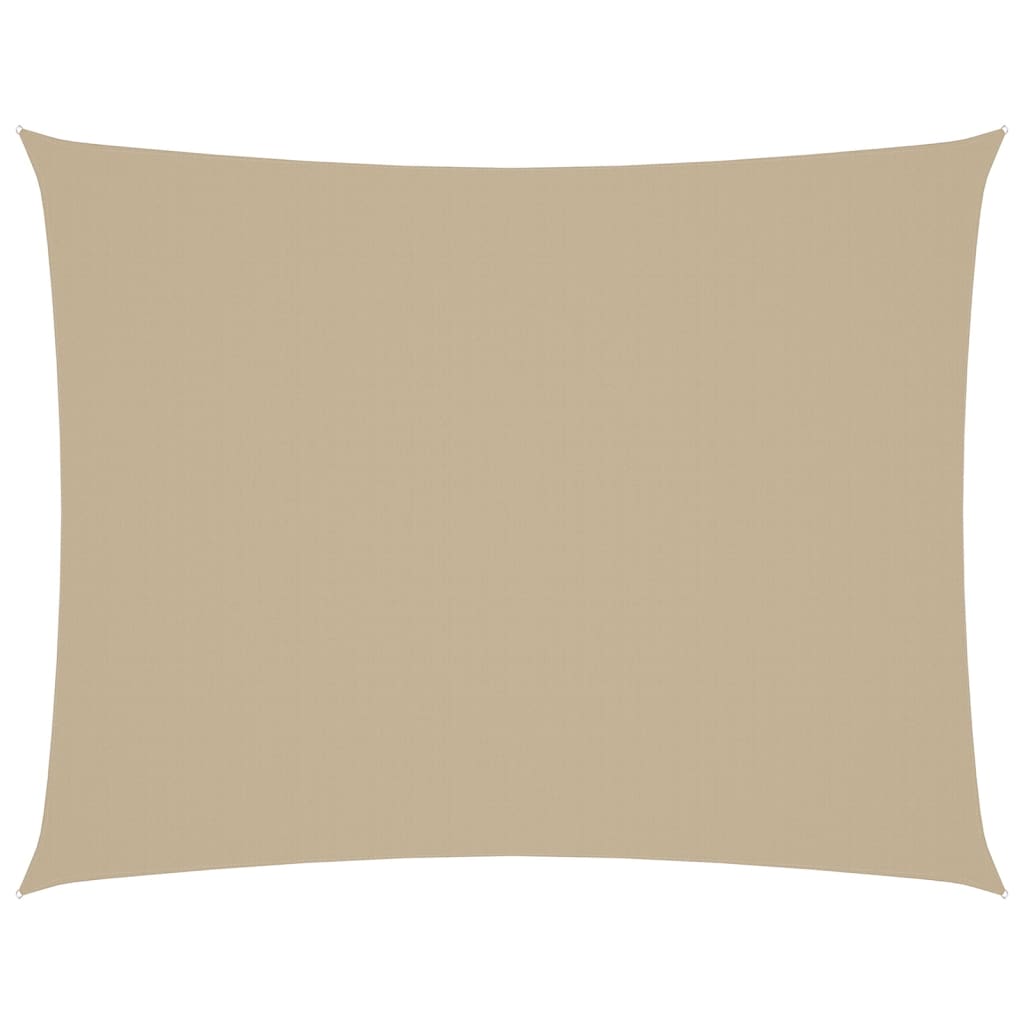 Parasole a Vela Oxford Rettangolare 2x3 m Beige | homemem39