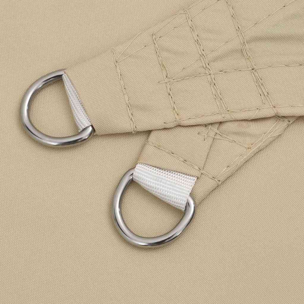 Parasole a Vela Oxford Rettangolare 2x3 m Beige