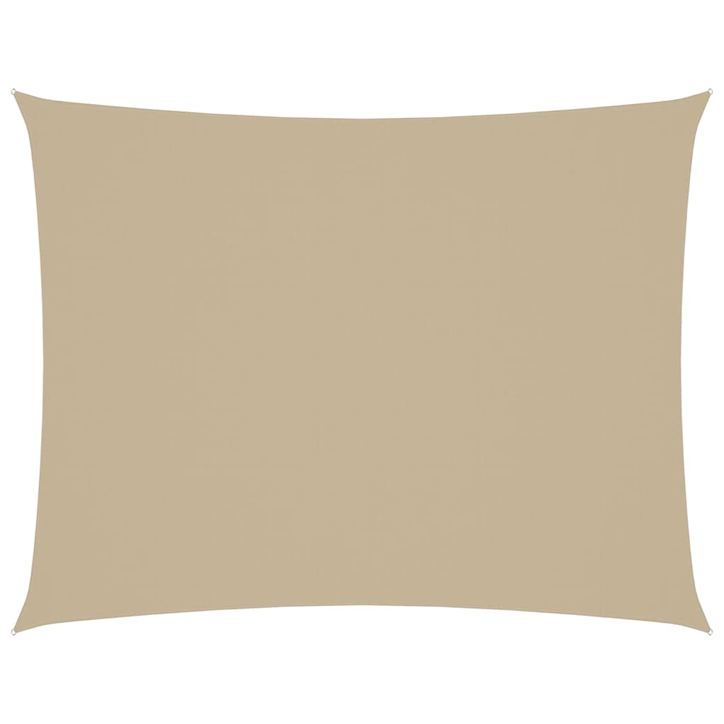 Parasole a Vela Oxford Rettangolare 2x3,5 m Beige | homemem39