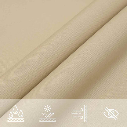 Parasole a Vela Oxford Rettangolare 2x3,5 m Beige | homemem39