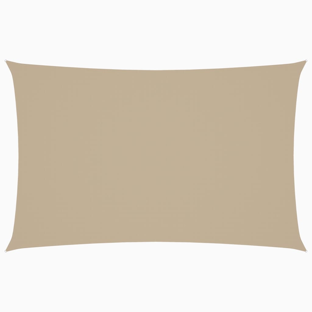 Parasole a Vela Oxford Rettangolare 2x4,5 m Beige - homemem39