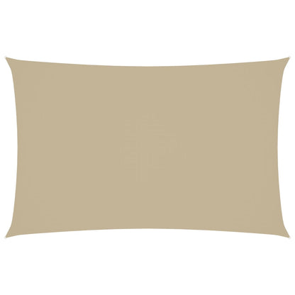 Parasole a Vela Oxford Rettangolare 2x5 m Beige | homemem39