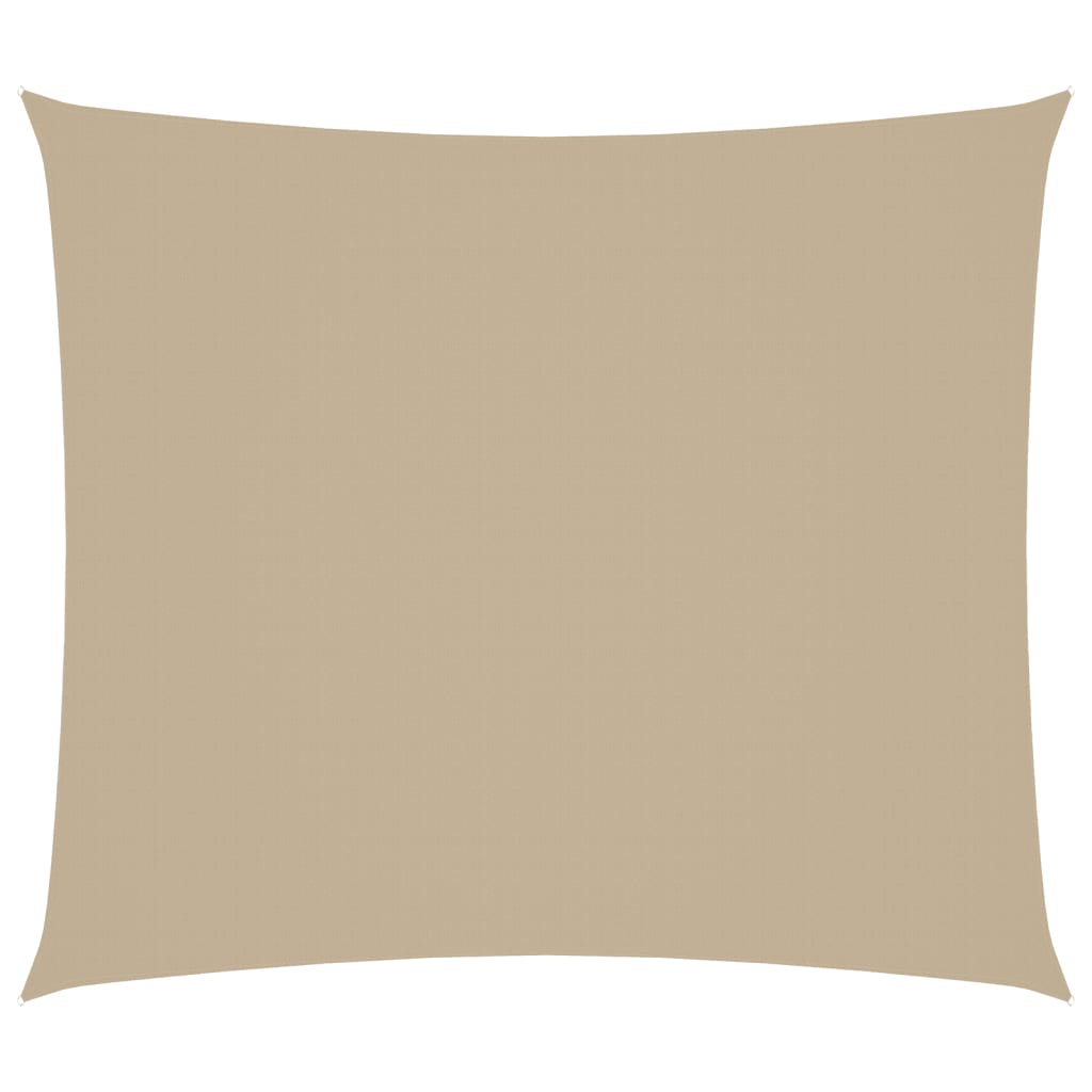 Parasole a Vela Oxford Rettangolare 2,5x3 m Beige | homemem39