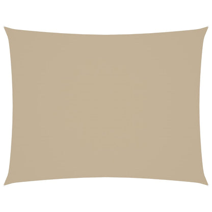 Parasole a Vela Oxford Rettangolare 2,5x3,5 m Beige - homemem39