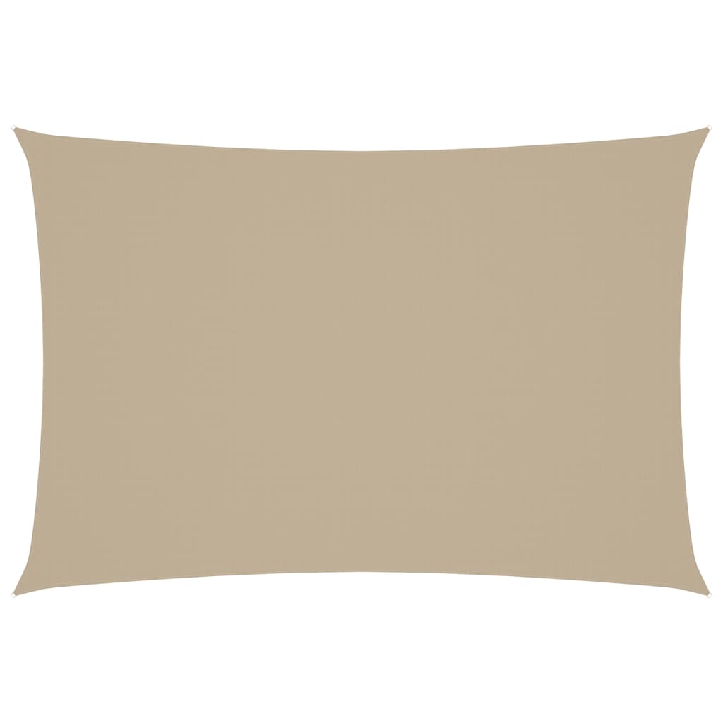 Parasole a Vela Oxford Rettangolare 2,5x4,5 m Beige | homemem39