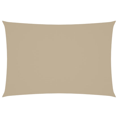 Parasole a Vela Oxford Rettangolare 2,5x4,5 m Beige | homemem39