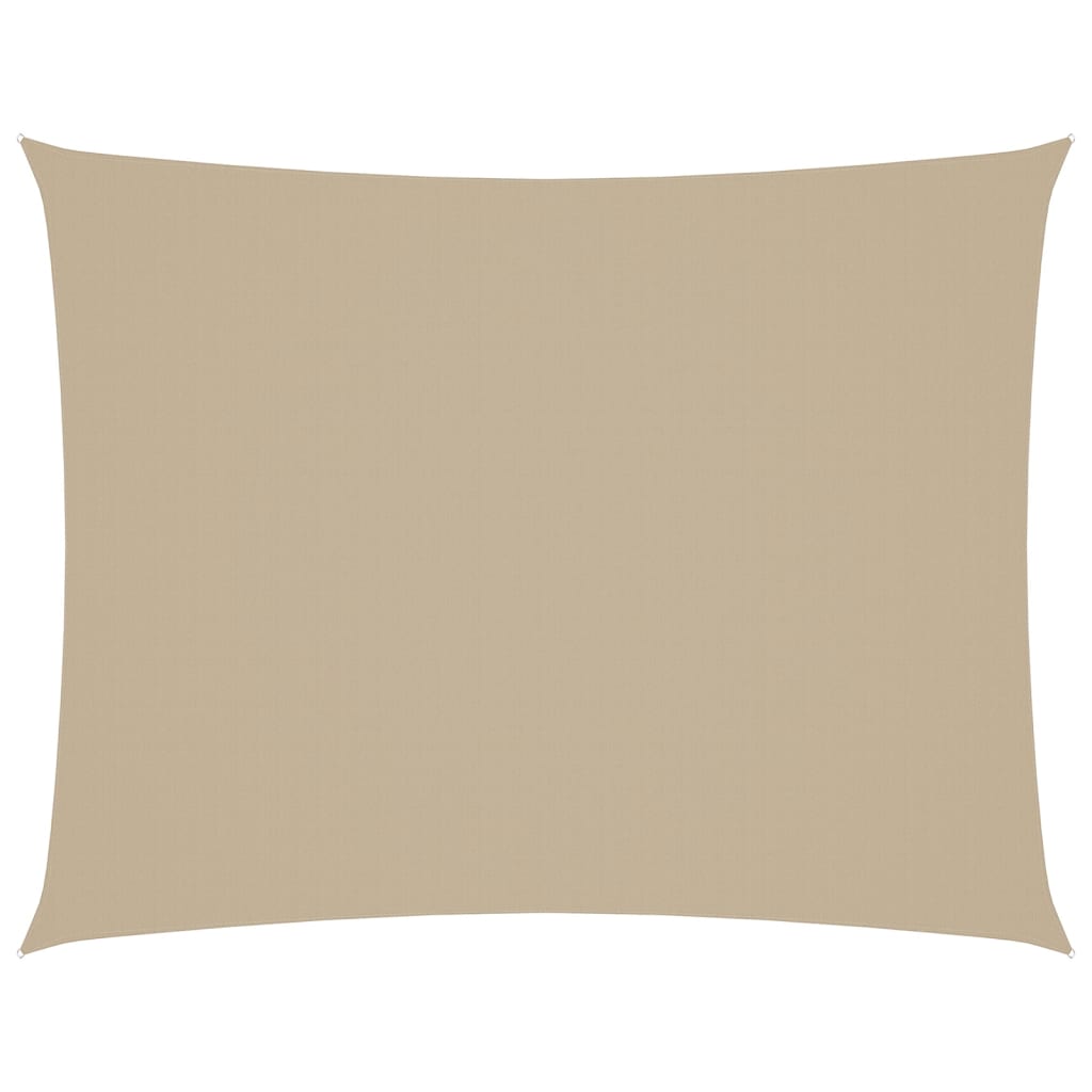 Parasole a Vela Oxford Rettangolare 3x4 m Beige | homemem39