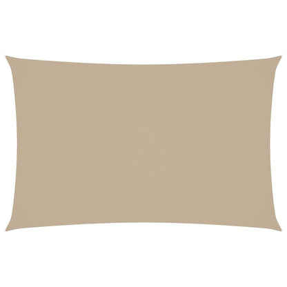 Parasole a Vela Oxford Rettangolare 4x7 m Beige | homemem39