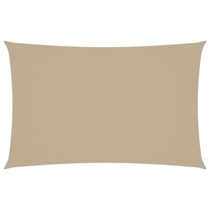 Parasole a Vela Oxford Rettangolare 5x8 m Beige