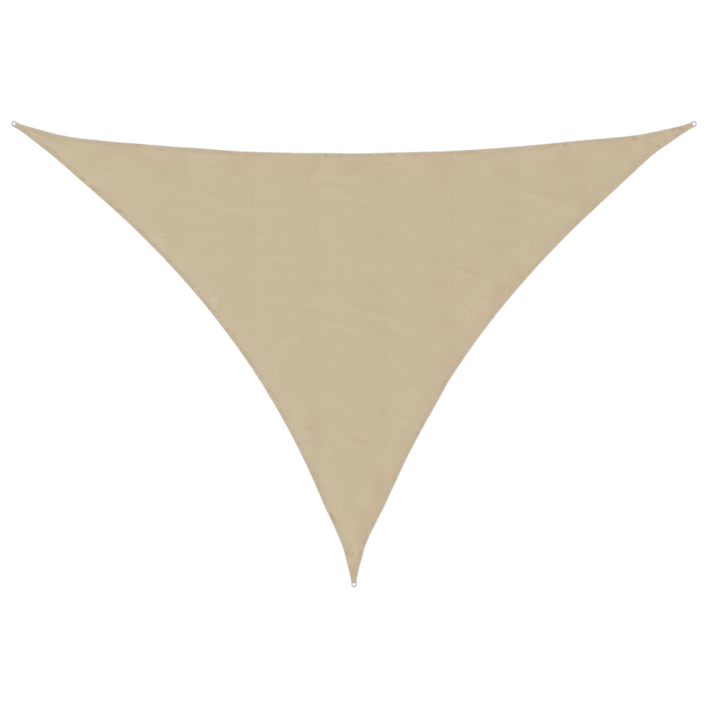 Parasole a Vela Oxford Triangolare 3x3x4,24 m Beige | homemem39