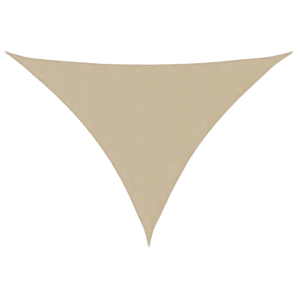 Parasole a Vela Oxford Triangolare 3x4x5 m Beige | homemem39