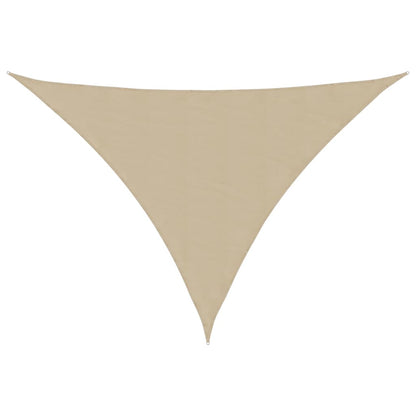 Parasole a Vela Oxford Triangolare 3x4x4 m Beige - homemem39