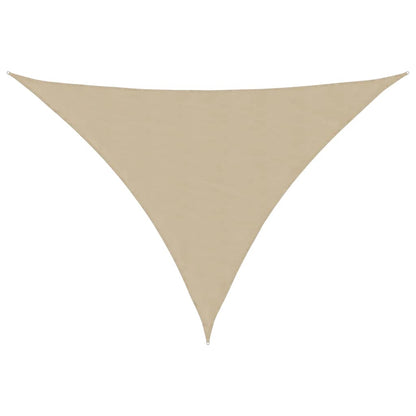 Parasole a Vela Oxford Triangolare 4x5x6,4 m Beige