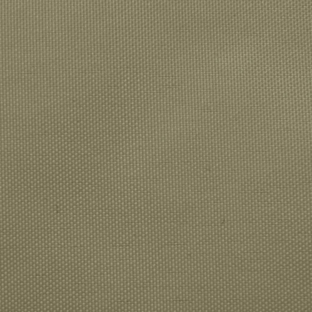 Parasole a Vela in Tela Oxford a Trapezio 2/4x3 m Beige - homemem39