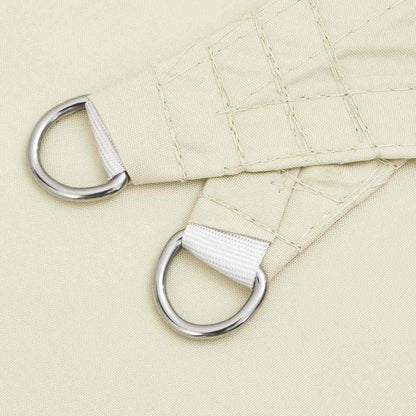 Vela Parasole in Tela Oxford Quadrata 3x3 m Crema