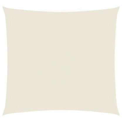 Parasole a Vela in Tela Oxford Quadrato 4,5x4,5 m Crema | homemem39