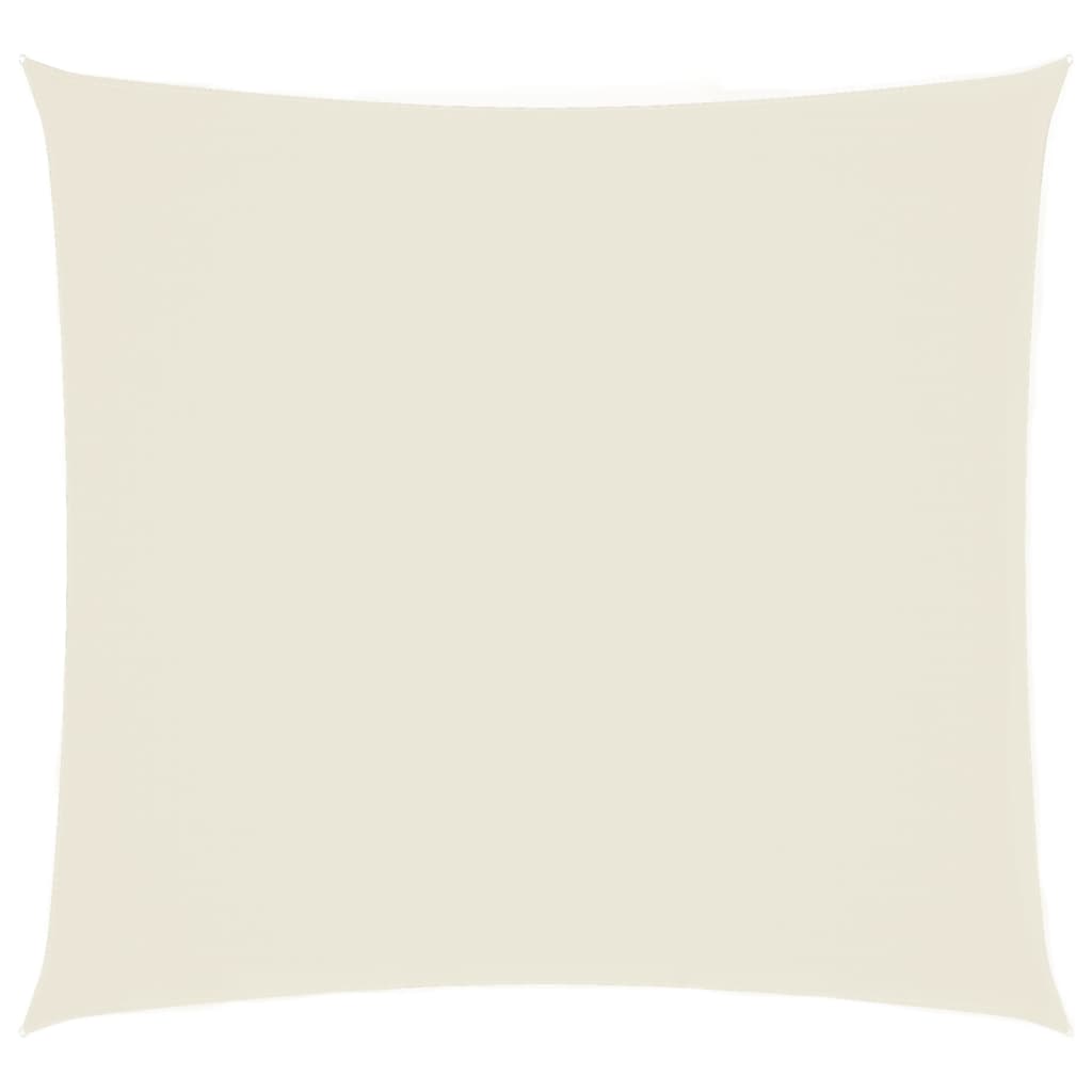 Sunshade Sail in Square Oxford Canvas 7x7 m Cream