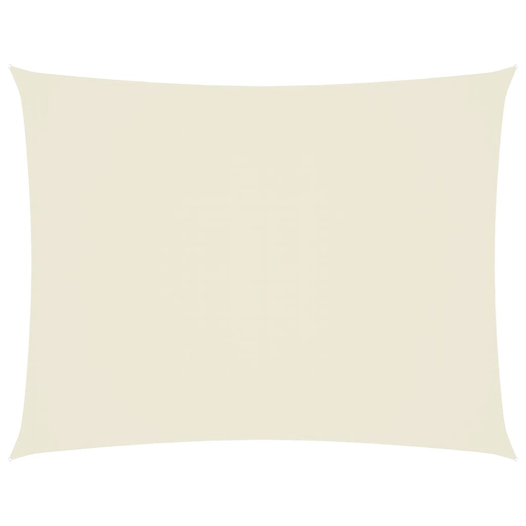 Parasole a Vela Oxford Rettangolare 2x3,5 m Crema - homemem39
