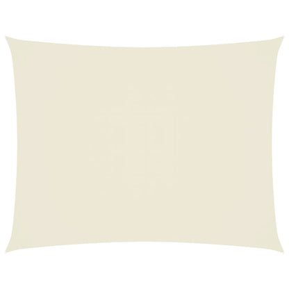Parasole a Vela Oxford Rettangolare 2x3,5 m Crema - homemem39