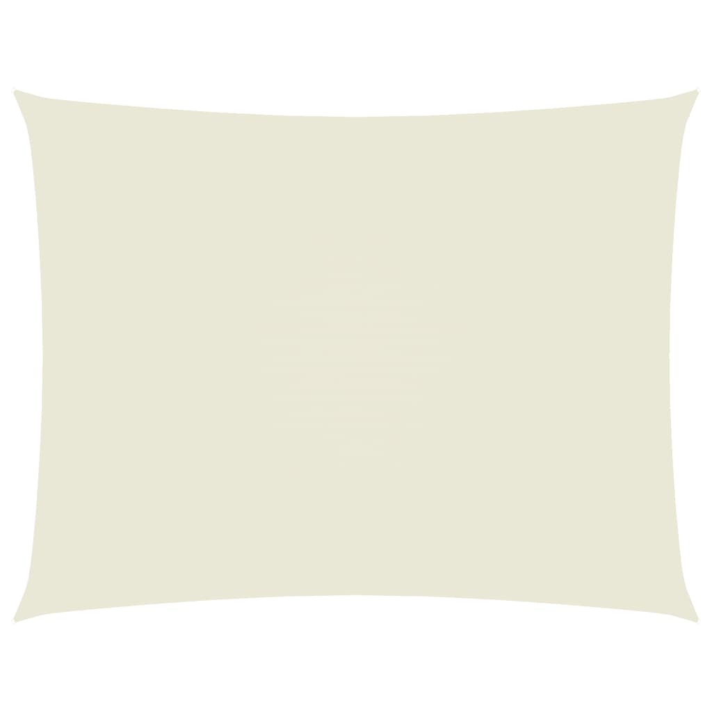Parasole a Vela Oxford Rettangolare 2,5x4 m Crema - homemem39