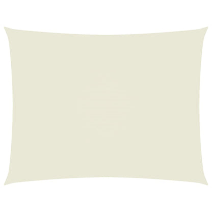 Parasole a Vela Oxford Rettangolare 2,5x4 m Crema - homemem39