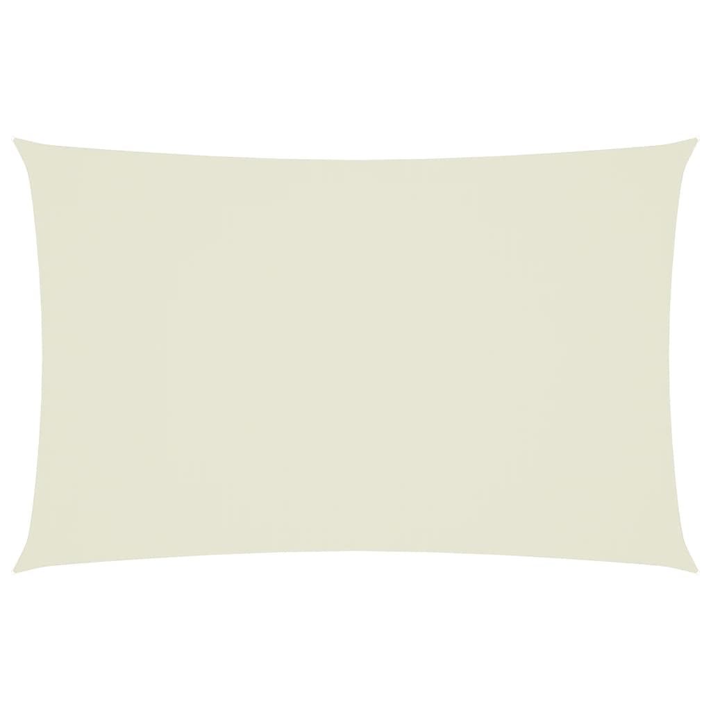 Parasole a Vela Oxford Rettangolare 2,5x5 m Crema | homemem39