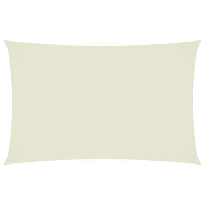 Parasole a Vela Oxford Rettangolare 2,5x5 m Crema | homemem39