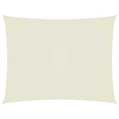 Parasole a Vela Oxford Rettangolare 4x5 m Crema
