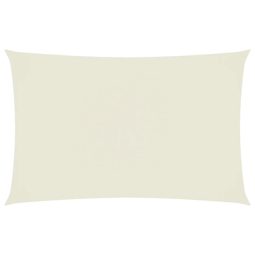 Parasole a Vela Oxford Rettangolare 4x7 m Crema | homemem39