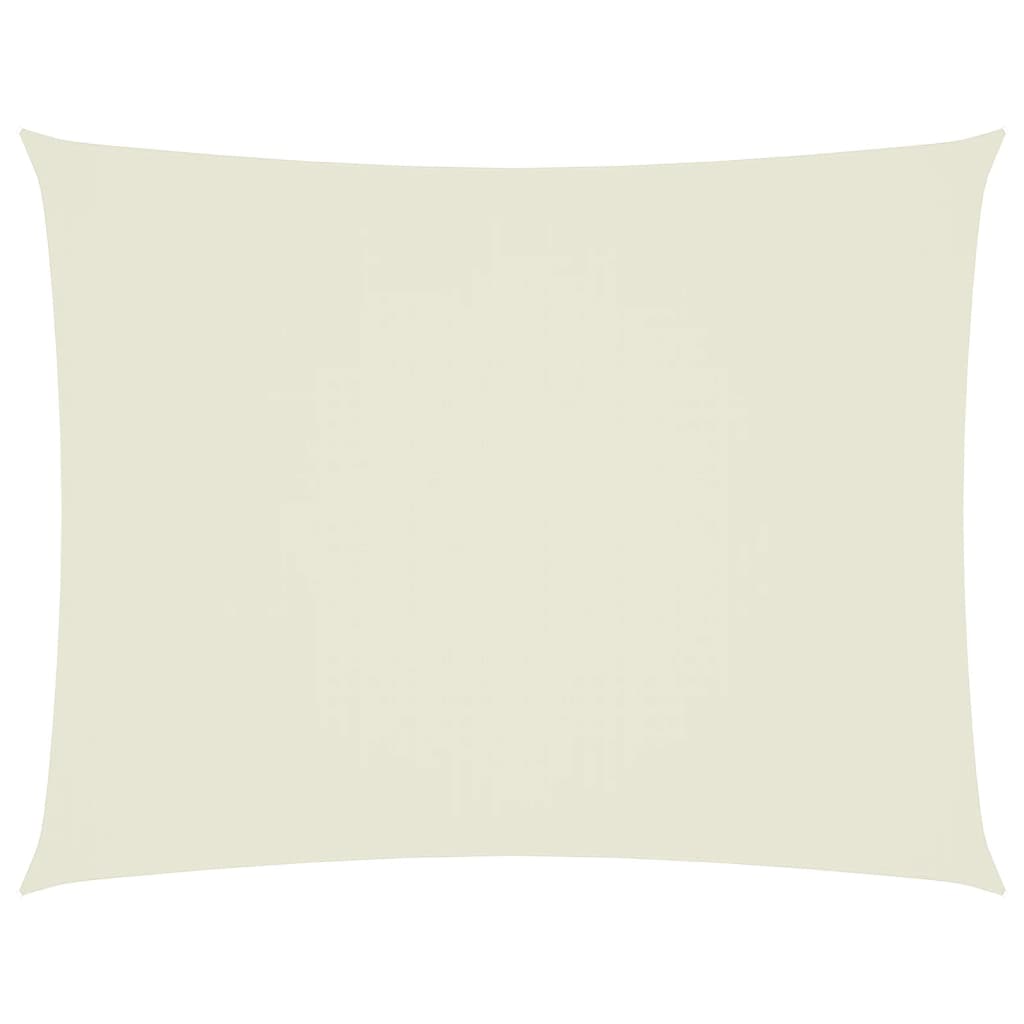 Parasole a Vela Oxford Rettangolare 5x6 m Crema | homemem39